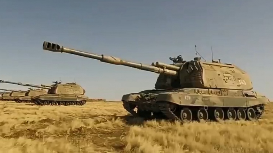 Toàn cảnh pháo binh Nga tác chiến trên thực địa